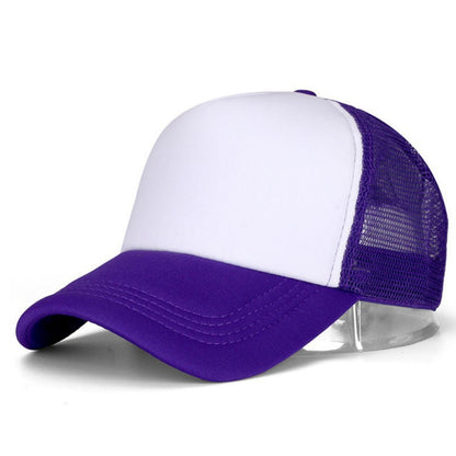 Adjustable Mesh Sun Hat with Curved Brim