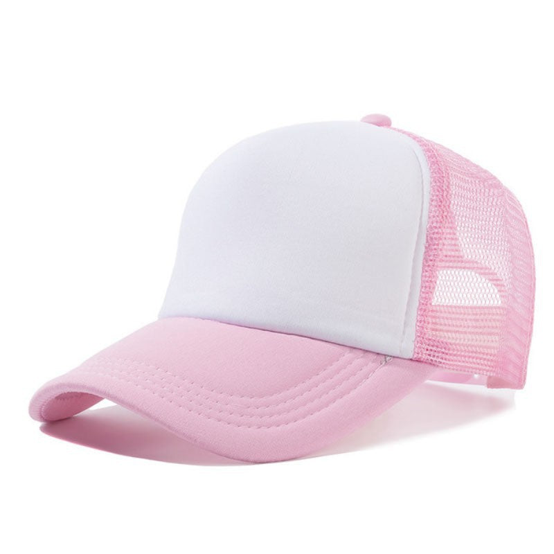 Adjustable Mesh Sun Hat with Curved Brim