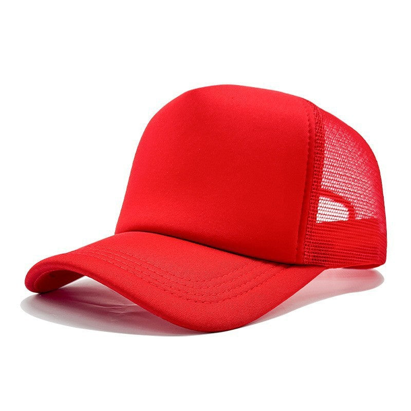 Adjustable Mesh Sun Hat with Curved Brim
