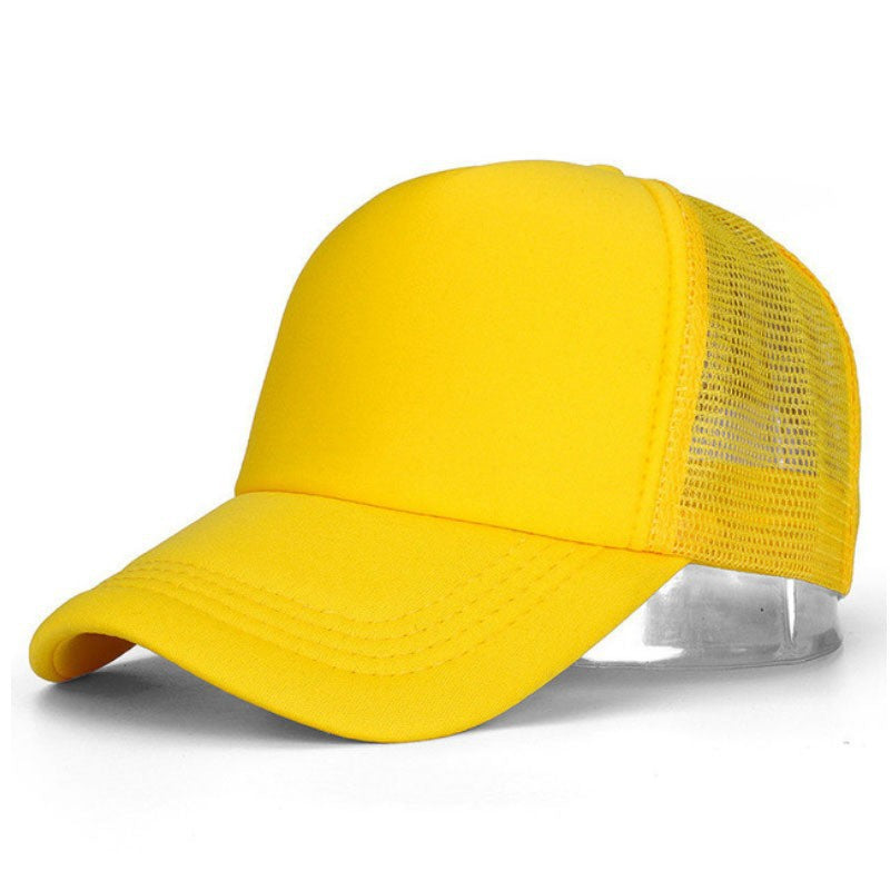 Adjustable Mesh Sun Hat with Curved Brim