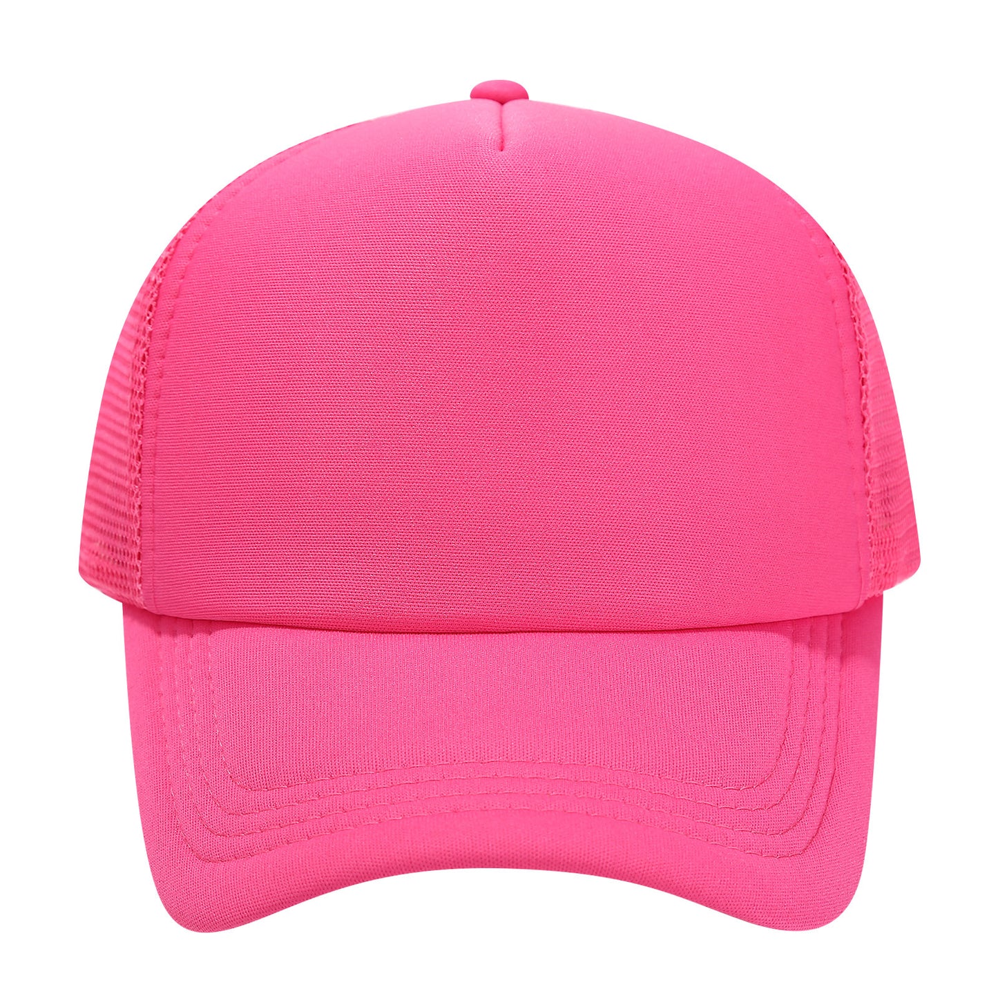Adjustable Mesh Sun Hat with Curved Brim