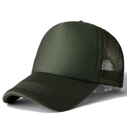 Adjustable Mesh Sun Hat with Curved Brim
