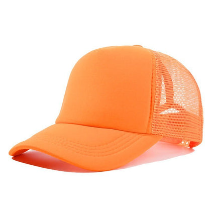 Adjustable Mesh Sun Hat with Curved Brim
