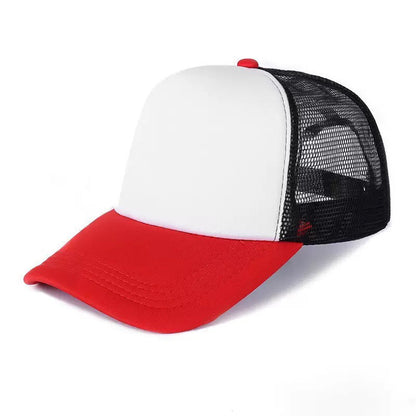 Adjustable Mesh Sun Hat with Curved Brim