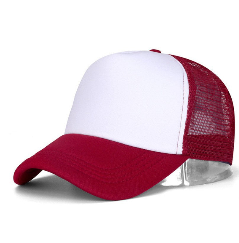 Adjustable Mesh Sun Hat with Curved Brim