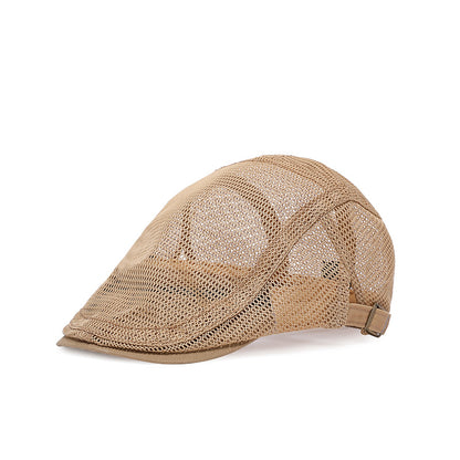 Adjustable Mesh Sun Hat with Wide Brim