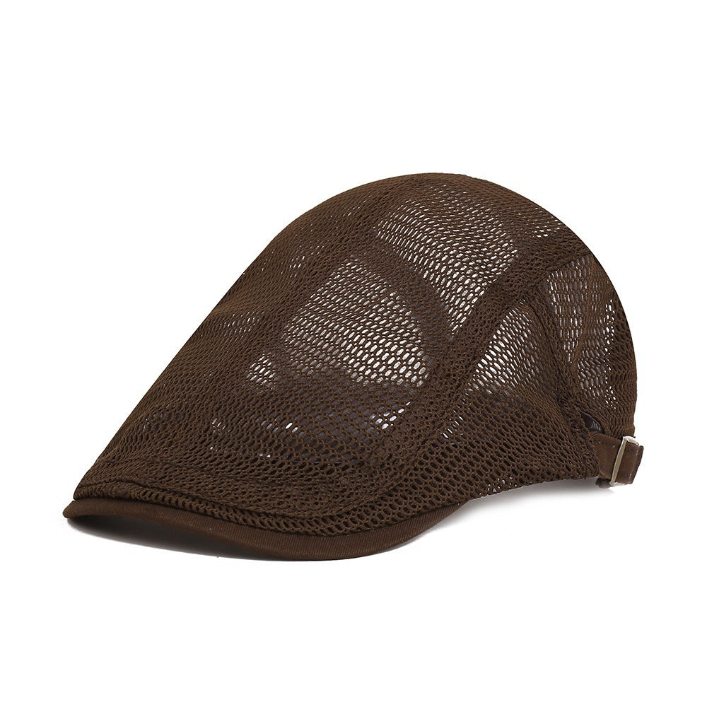 Adjustable Mesh Sun Hat with Wide Brim