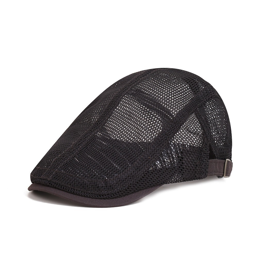 Adjustable Mesh Sun Hat with Wide Brim