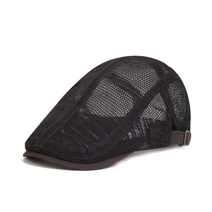 Adjustable Mesh Sun Hat with Wide Brim