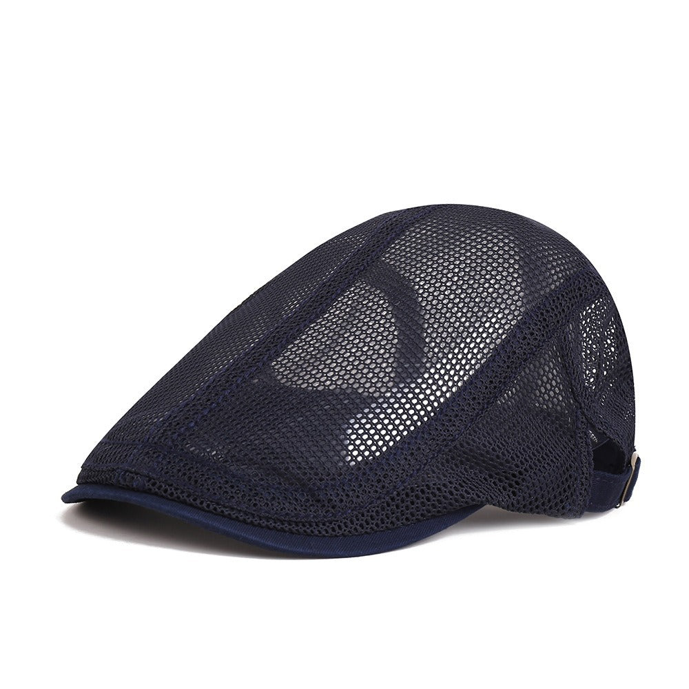 Adjustable Mesh Sun Hat with Wide Brim