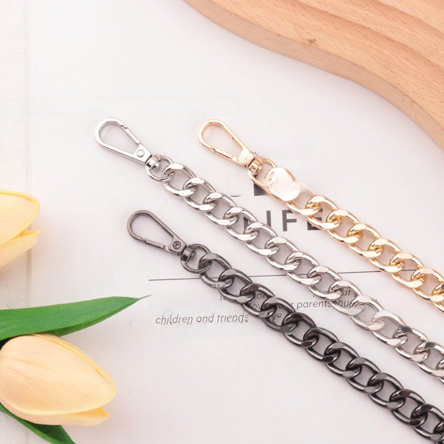 Adjustable Metal Bag Chain Strap