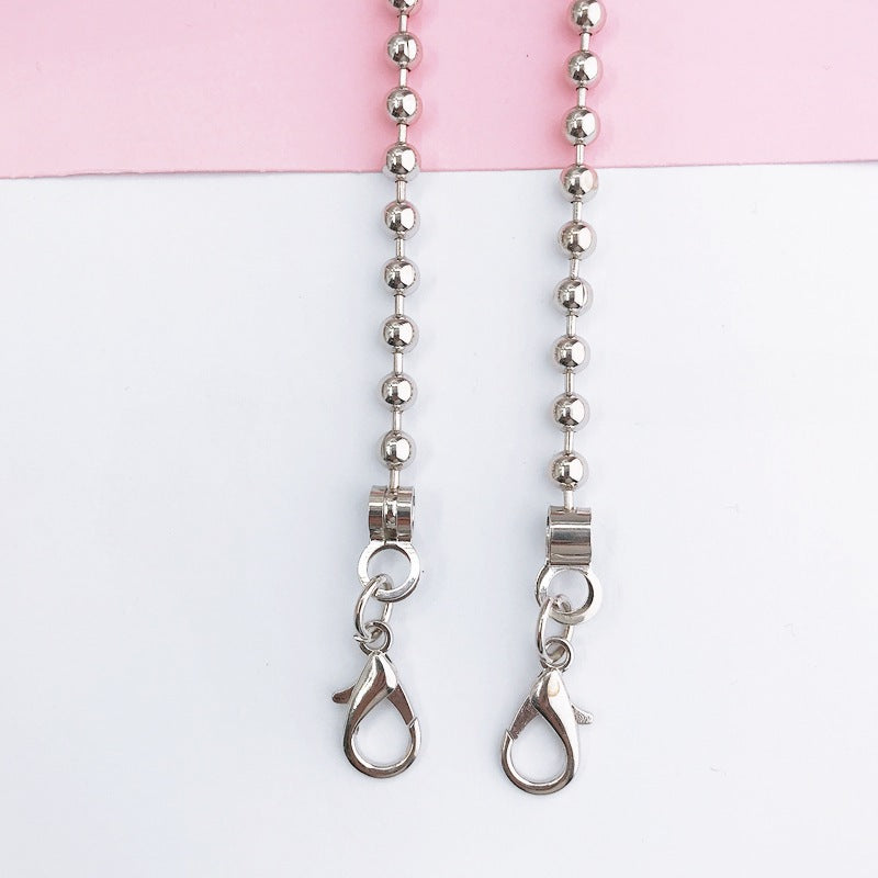 Adjustable Metal Crossbody Chain Strap with Lobster Clasp