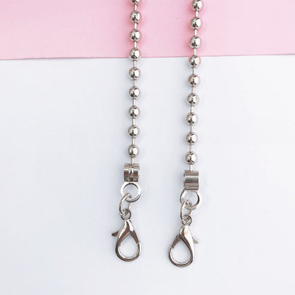 Adjustable Metal Crossbody Chain Strap with Lobster Clasp