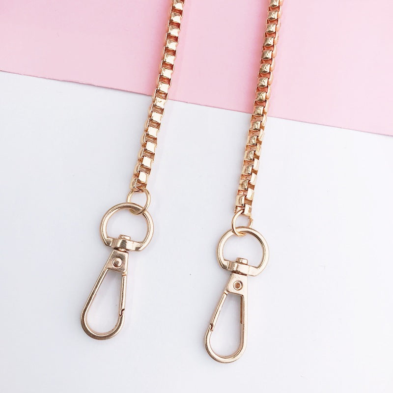 Adjustable Metal Crossbody Chain Strap with Lobster Clasp