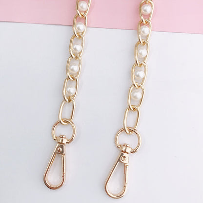 Adjustable Metal Crossbody Chain Strap with Lobster Clasp