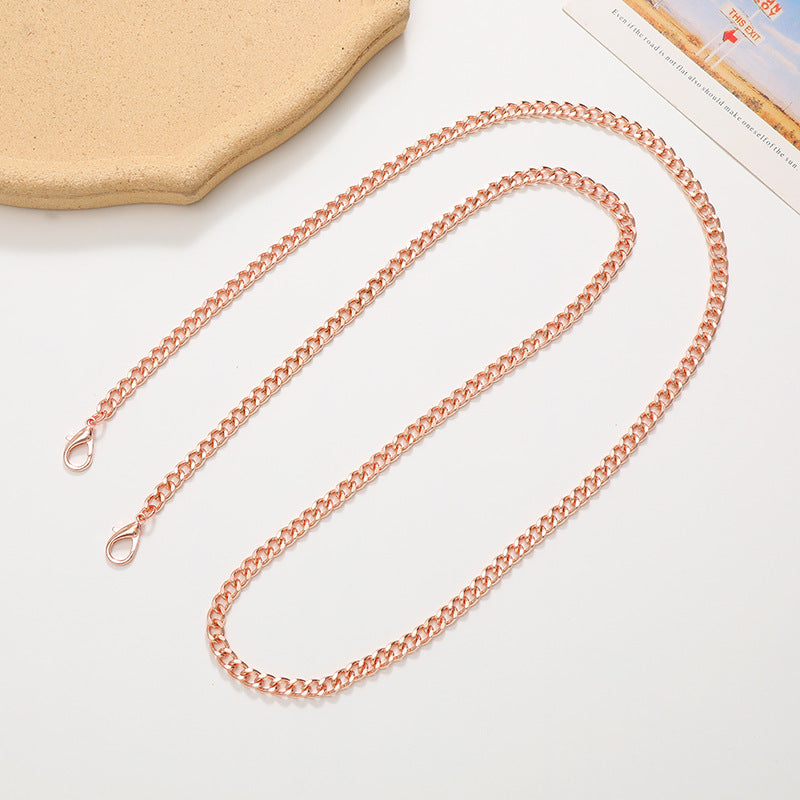 Adjustable Metal Crossbody Chain Strap with Lobster Clasp