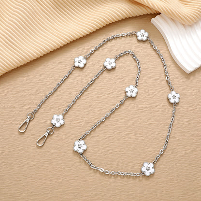 Adjustable Metal Crossbody Chain Strap with Lobster Clasp