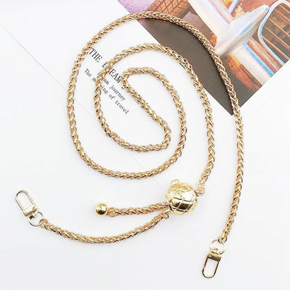 Adjustable Metal Crossbody Chain Strap with Lobster Clasp