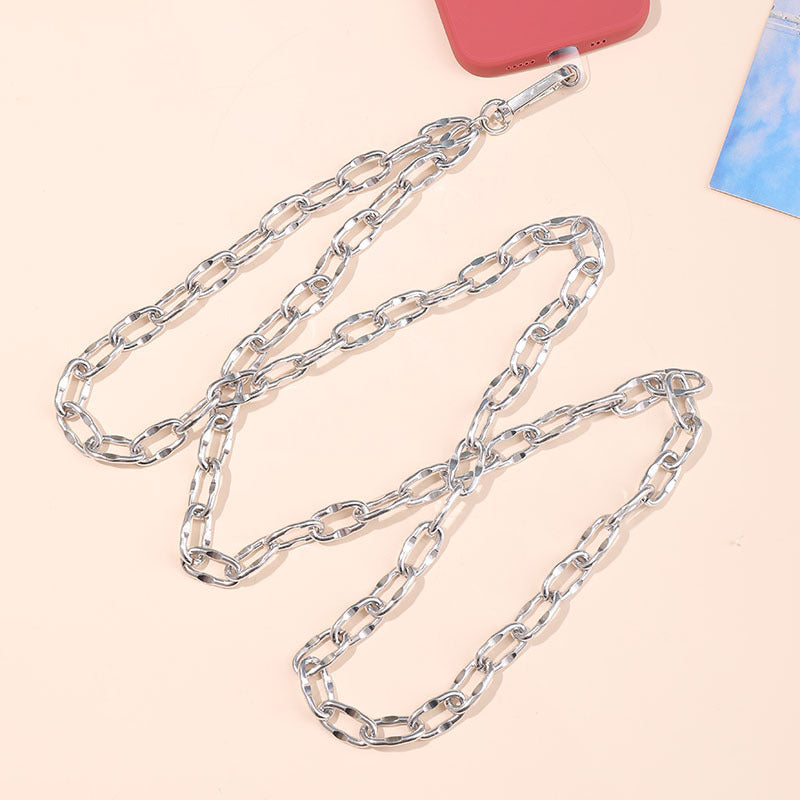 Adjustable Metal Crossbody Chain Strap with Lobster Clasp