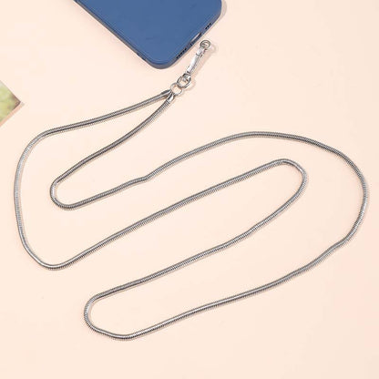 Adjustable Metal Crossbody Chain Strap with Lobster Clasp