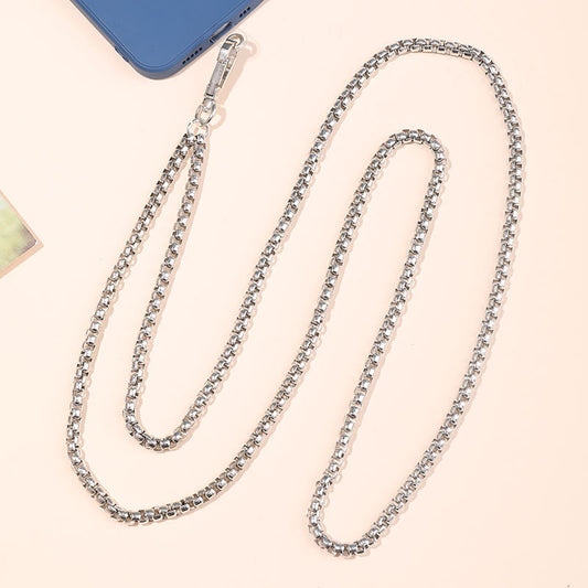 Adjustable Metal Crossbody Chain Strap with Lobster Clasp