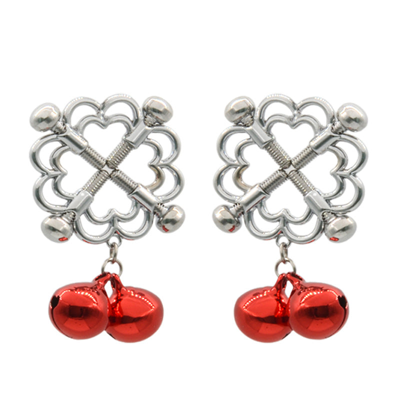 Adjustable metal nipple clamp