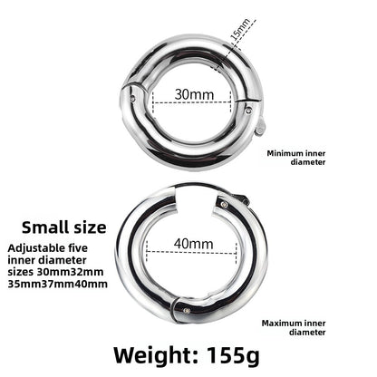 Adjustable Metal Penis Ring