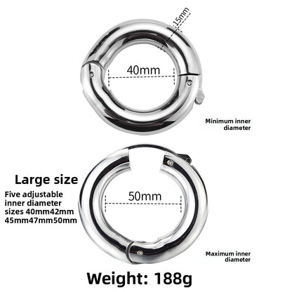 Adjustable Metal Penis Ring