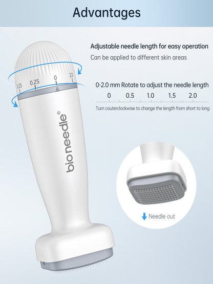 Adjustable Microneedle Stamp for Hair Growth