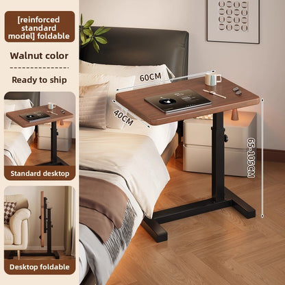 Adjustable Mobile Computer Desk with Foldable Design
