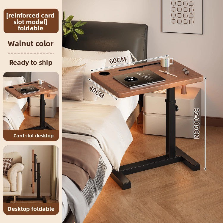 Adjustable Mobile Computer Desk with Foldable Design