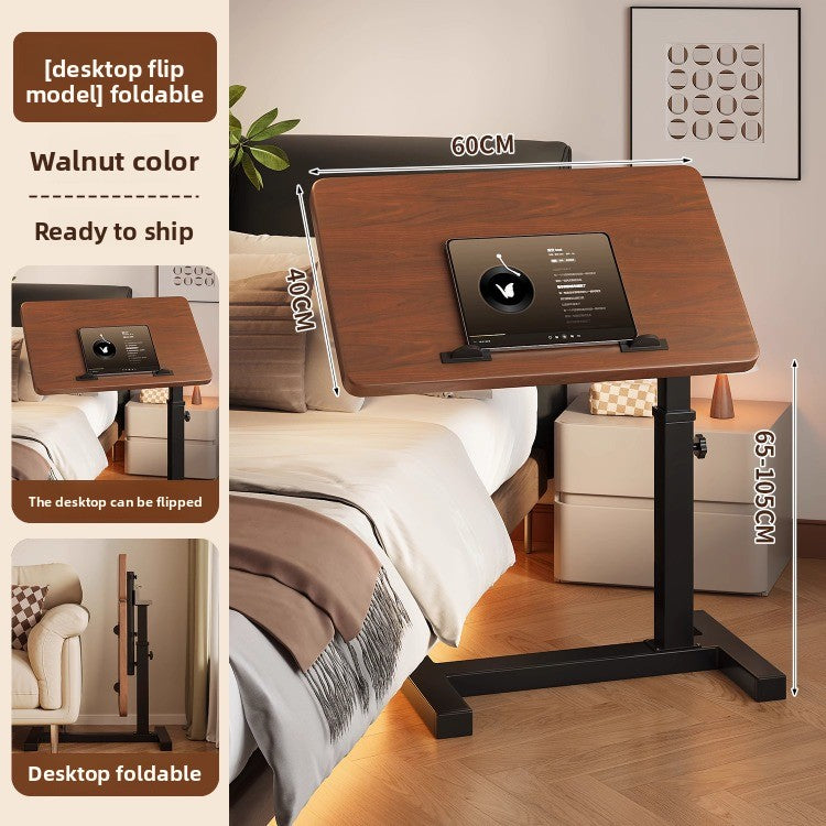 Adjustable Mobile Computer Desk with Foldable Design