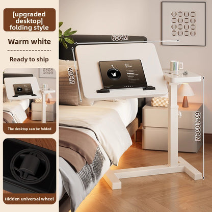 Adjustable Mobile Computer Desk with Foldable Design