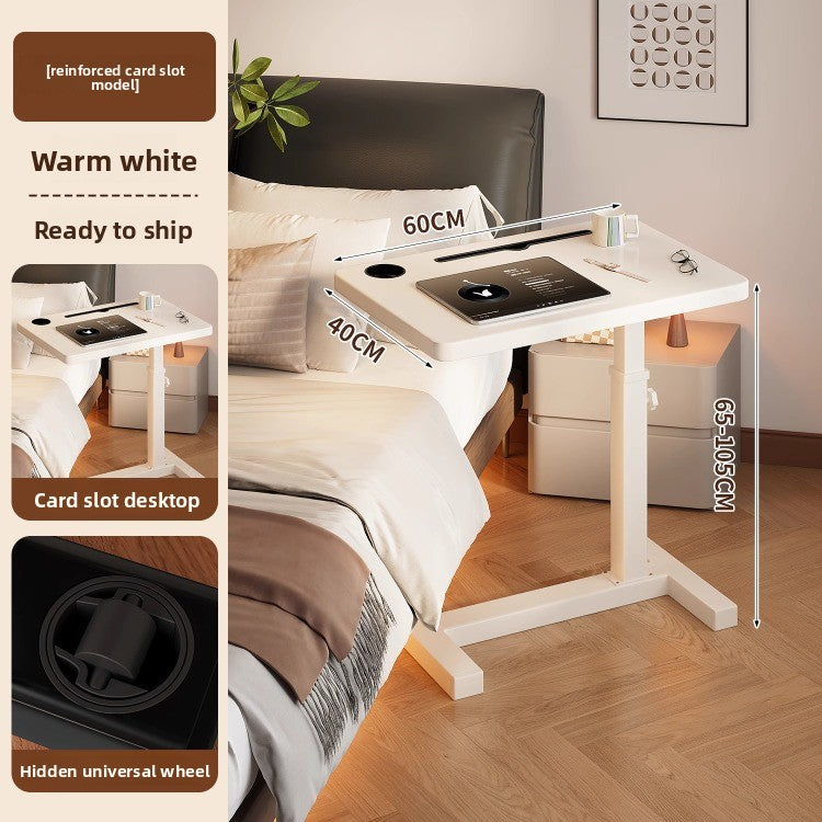 Adjustable Mobile Computer Desk with Foldable Design