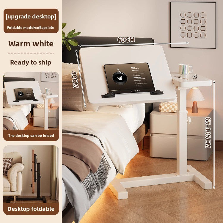 Adjustable Mobile Computer Desk with Foldable Design
