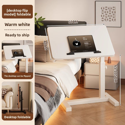 Adjustable Mobile Computer Desk with Foldable Design