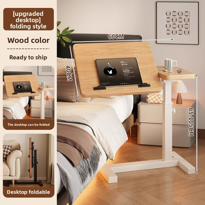 Adjustable Mobile Computer Desk with Foldable Design
