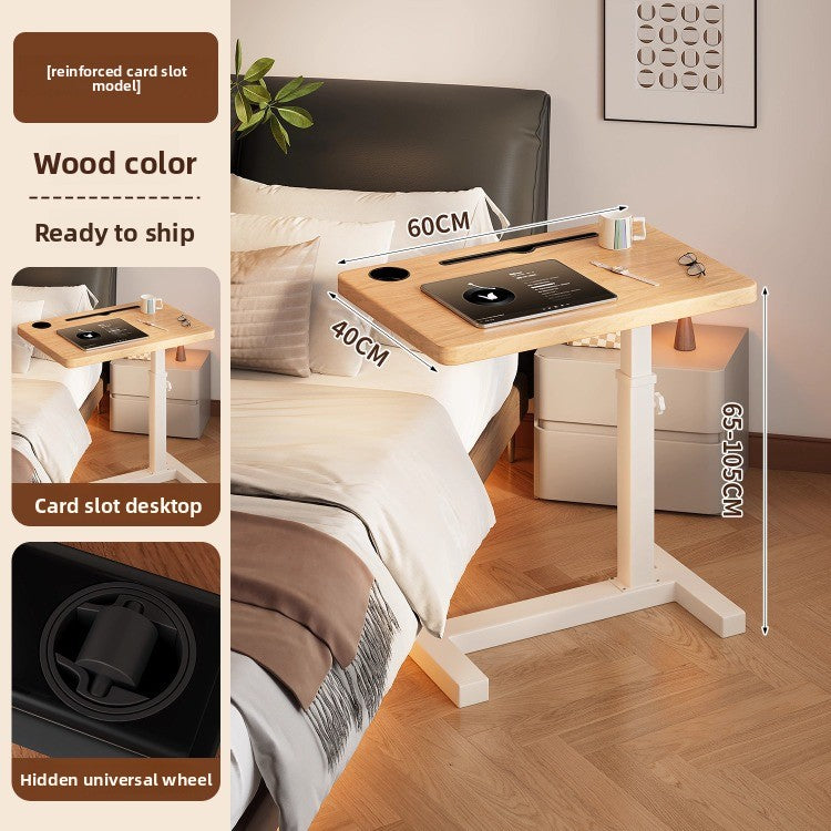 Adjustable Mobile Computer Desk with Foldable Design