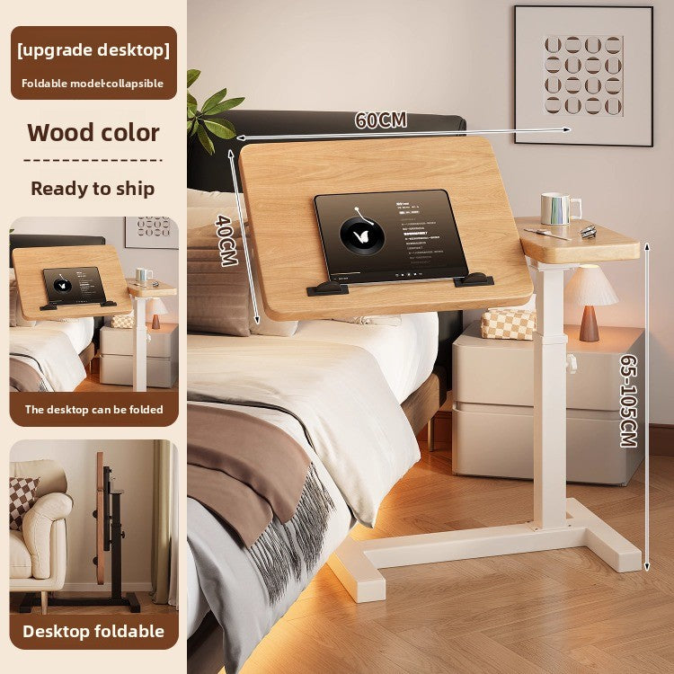 Adjustable Mobile Computer Desk with Foldable Design