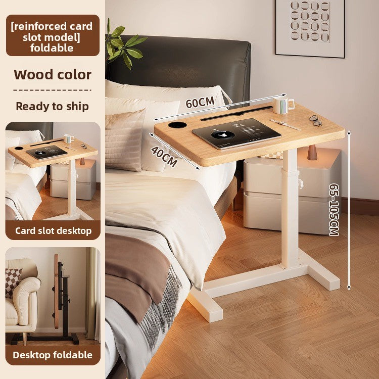 Adjustable Mobile Computer Desk with Foldable Design