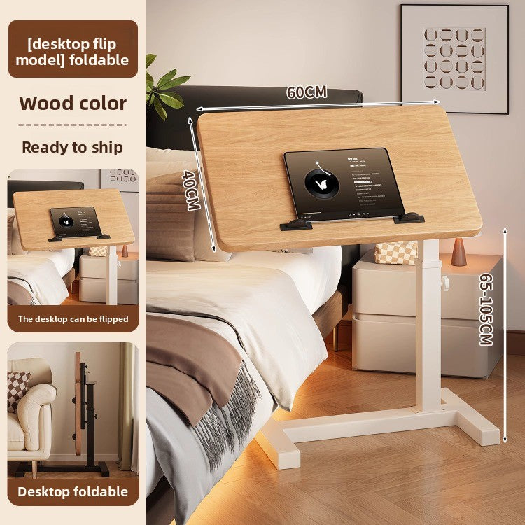 Adjustable Mobile Computer Desk with Foldable Design
