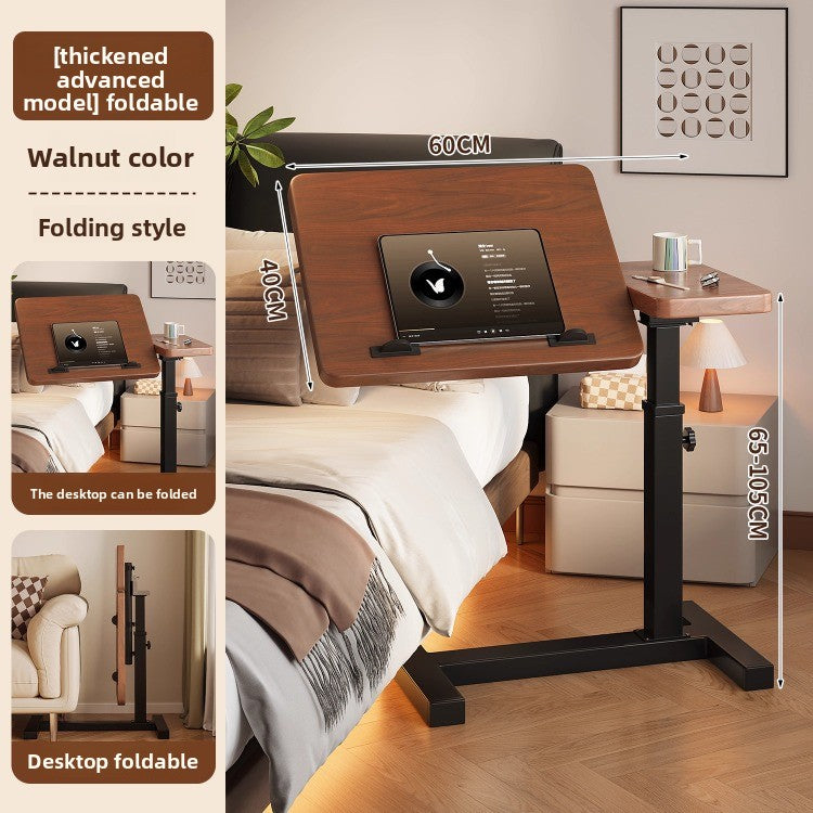 Adjustable Mobile Computer Desk with Foldable Design