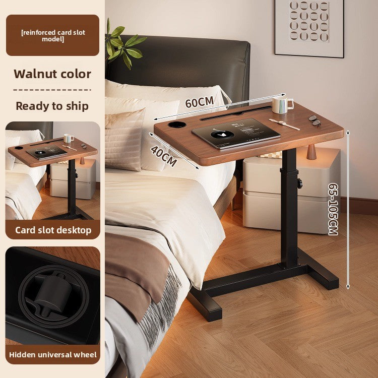 Adjustable Mobile Computer Desk with Foldable Design