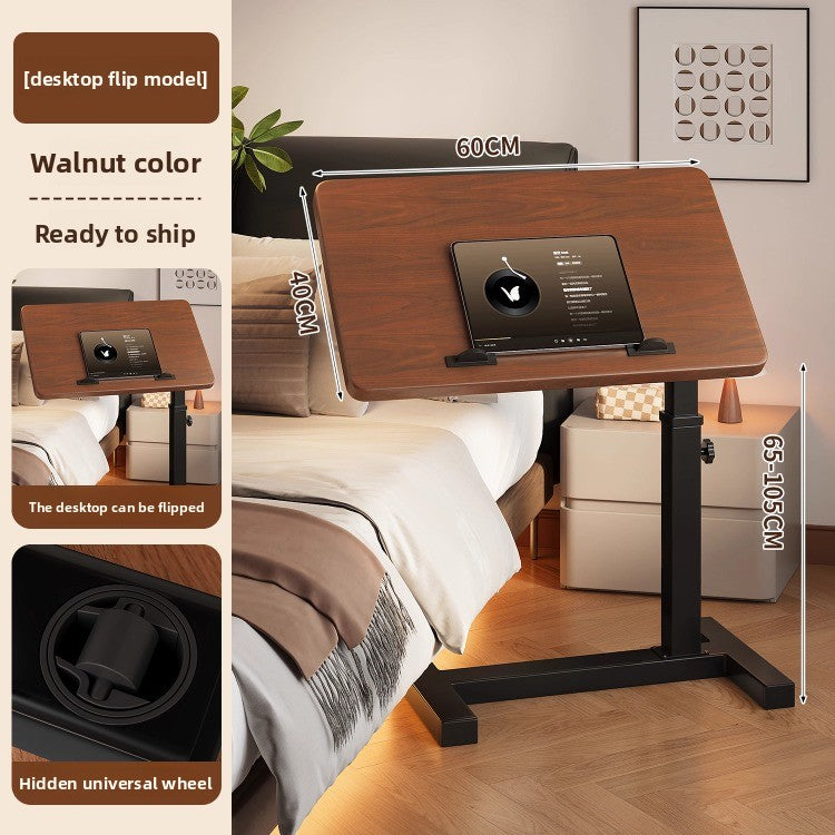Adjustable Mobile Computer Desk with Foldable Design