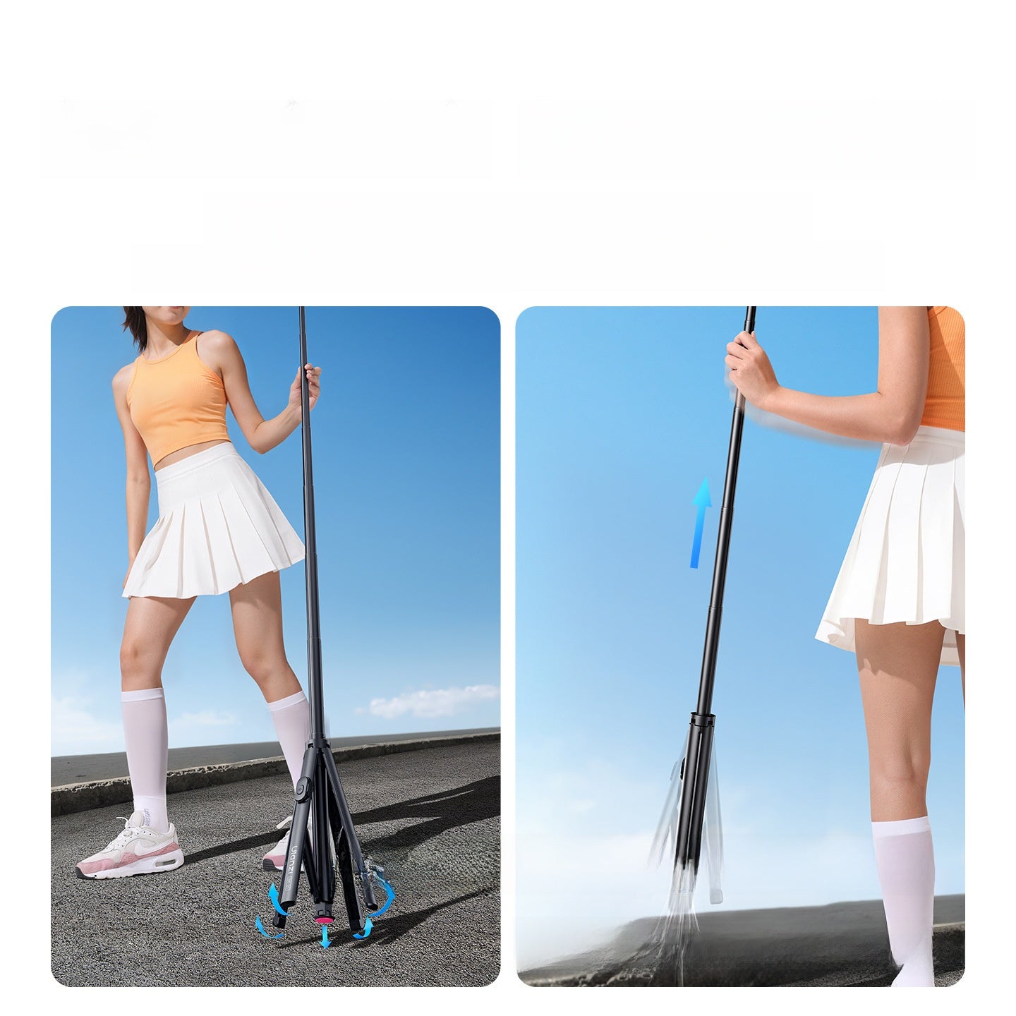 Adjustable Mobile Phone Floor Stand