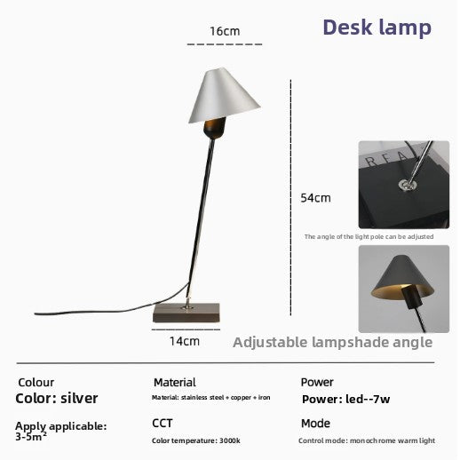 Adjustable Modern Table Lamp with Ambient Lighting