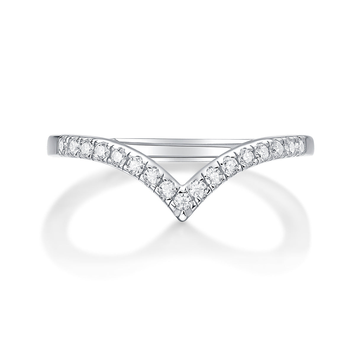 Adjustable Moissanite Crown Ring