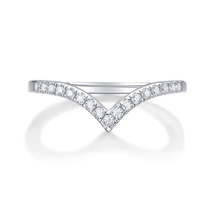 Adjustable Moissanite Crown Ring