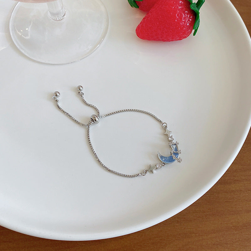 Adjustable Moon Star Bracelet Women's Fashion Jewelry