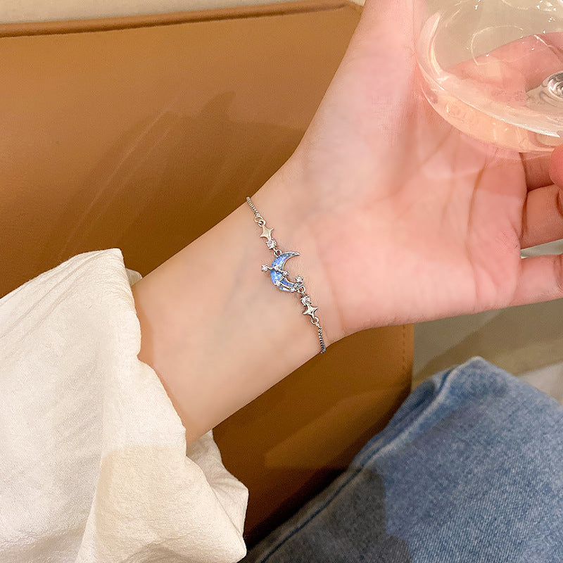 Adjustable Moon Star Bracelet Women's Fashion Jewelry